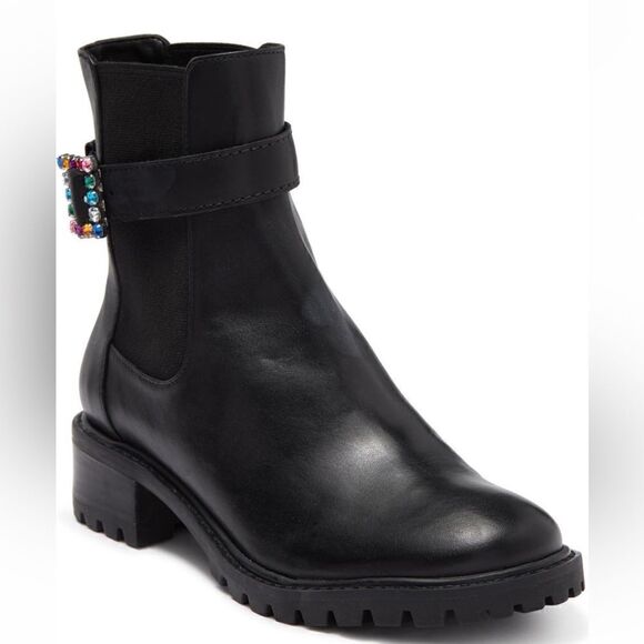 Schutz leather Buckle lug sole boot size 7,5 - Picture 3 of 10